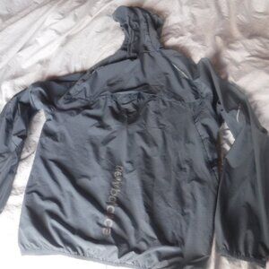 New Balance Gray Windbreaker Jacket Mens Size Small